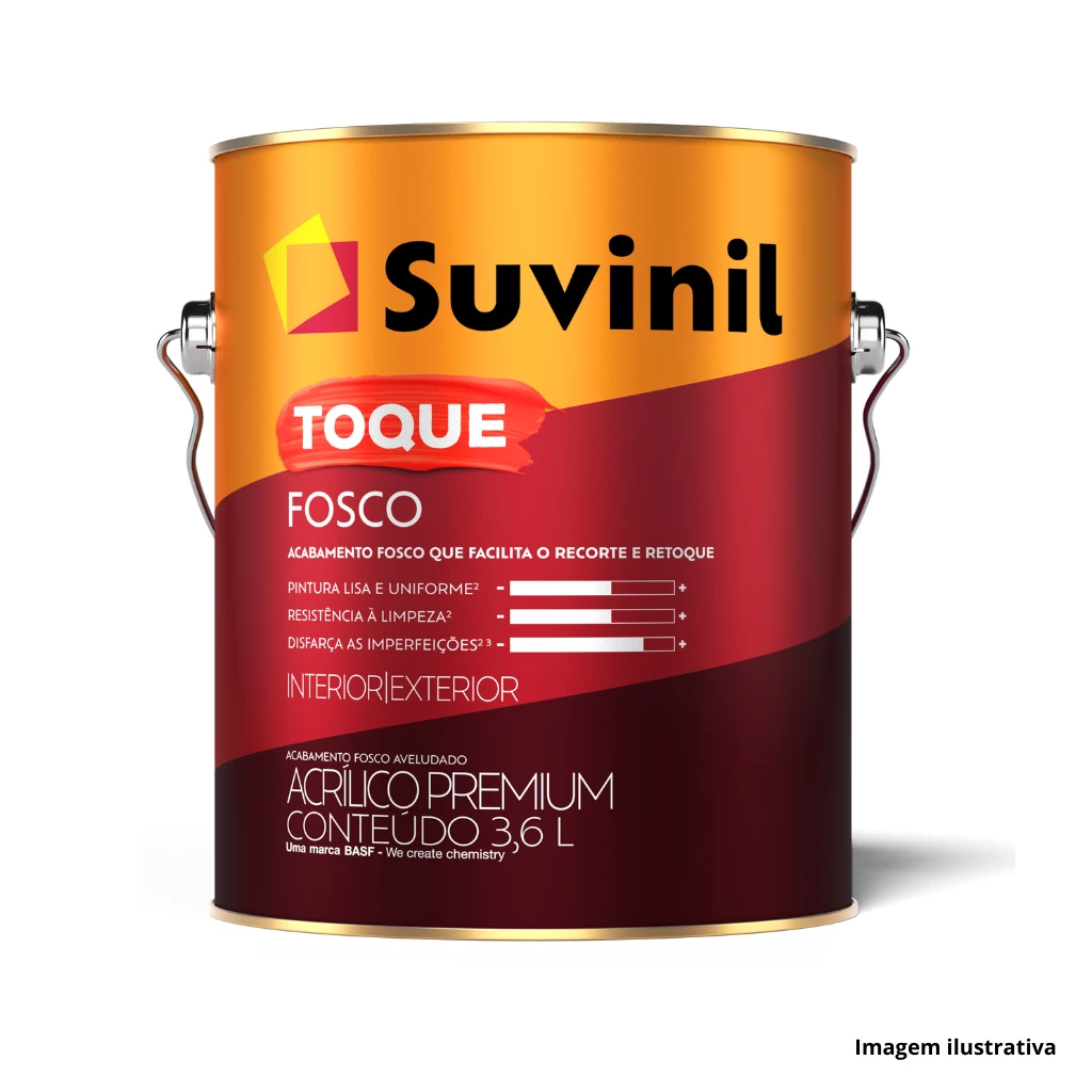 Tinta Toque Fosco Branco Neve 3,6L Suvinil
