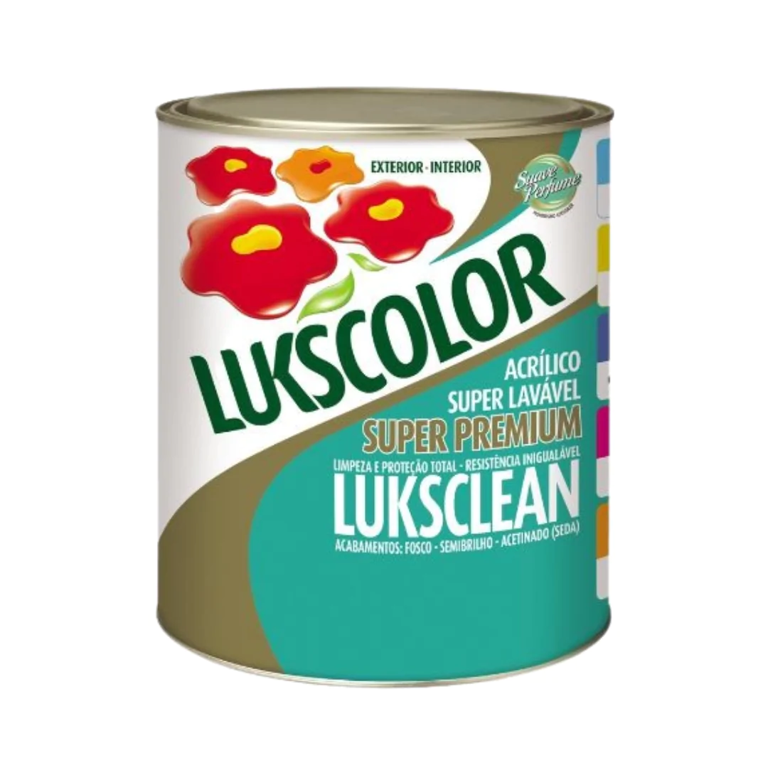 Luksclean Acrílico Super Lavável Acetinado/Semibrilho – Alvenaria